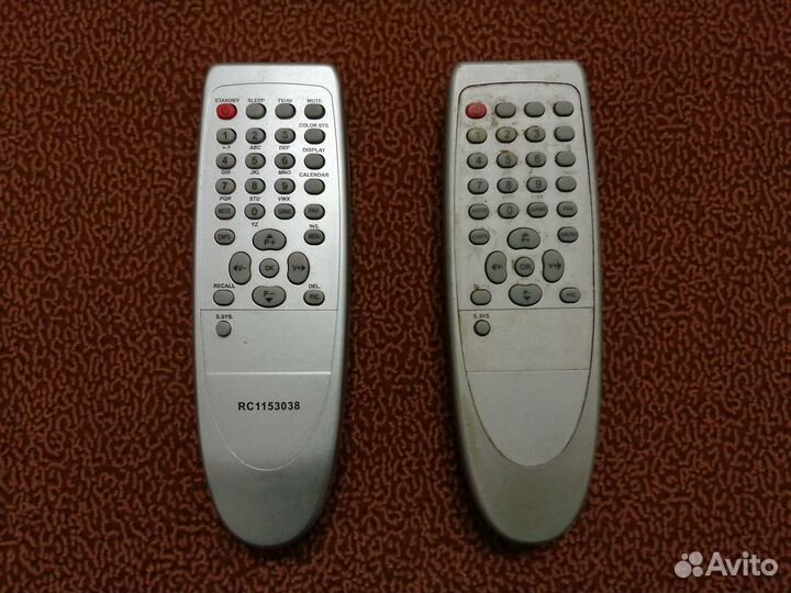 Пульты для телевизора и приставки