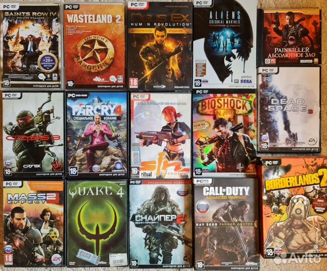 57 компьютерных игр для пк (диски)