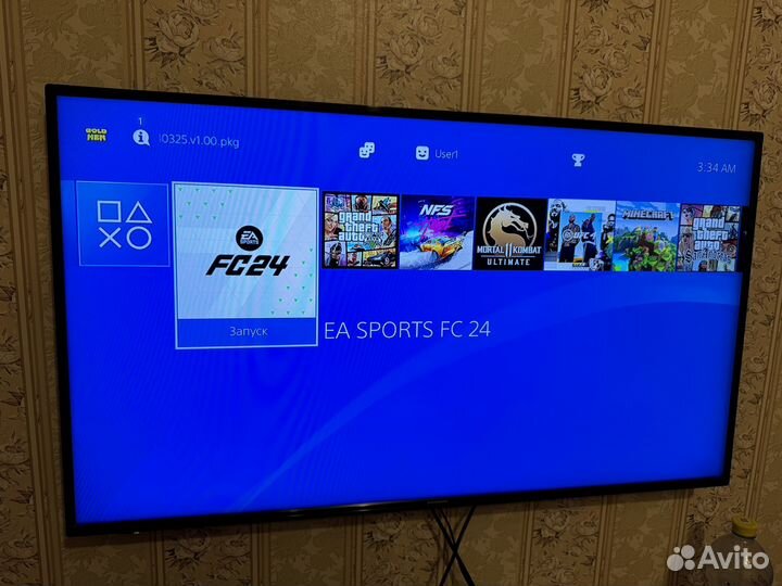 Sony PS4 Slim 1 Тб GoldHen 9.0