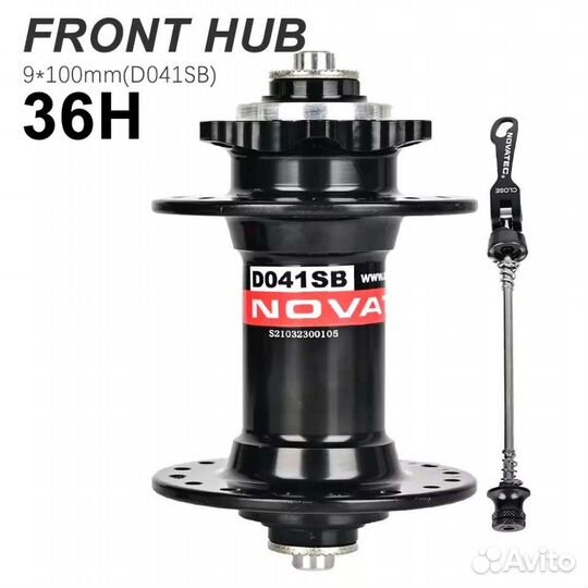 Велосипедные ступицы Novatec D041SB/D042SB