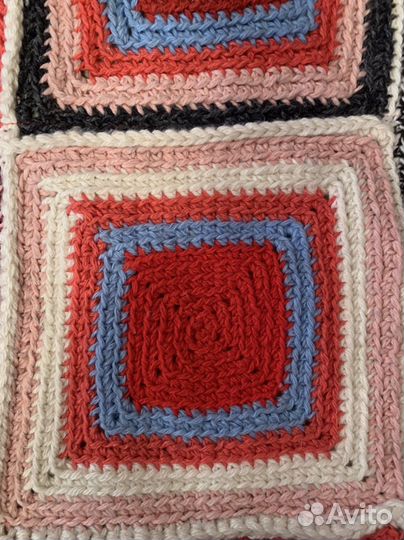Плед вязаный крючком