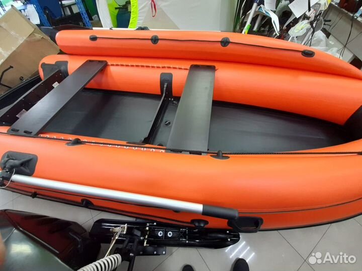 Лодка пвх Sibriver Абакан 380 Jet тоннельная