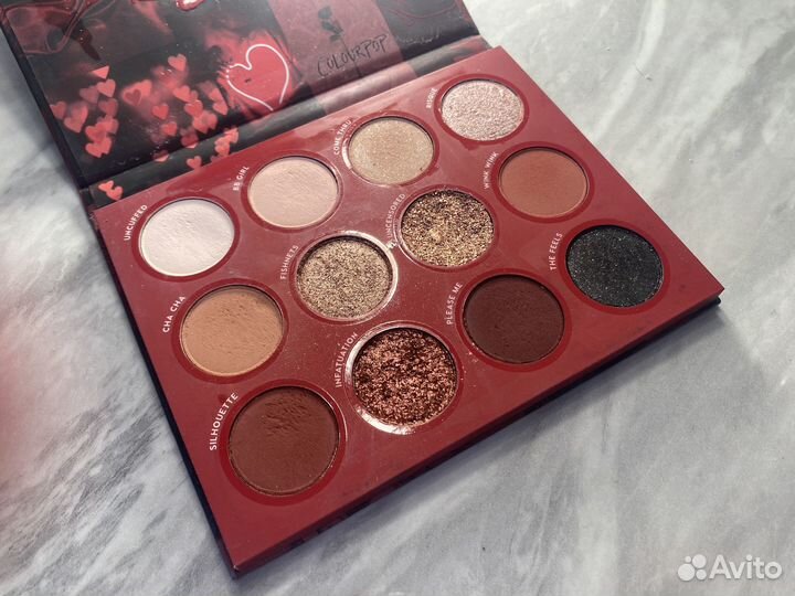 Палетки теней colourpop