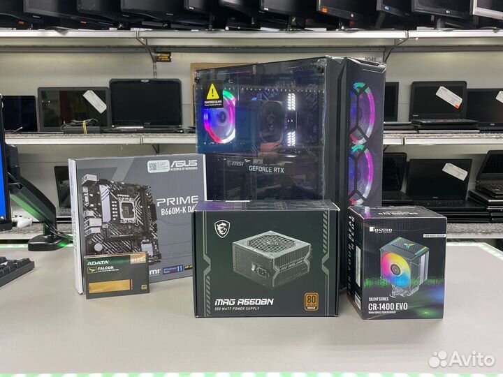 Intel Core i5 12400F/ 16Gb/ RTX 3060/ NVMe RGB