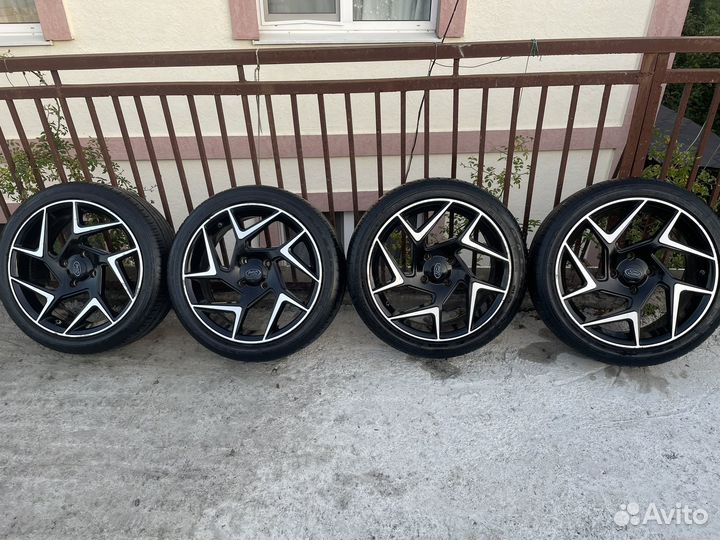 Диски литые r17 4 108 шины зима, лето б/у