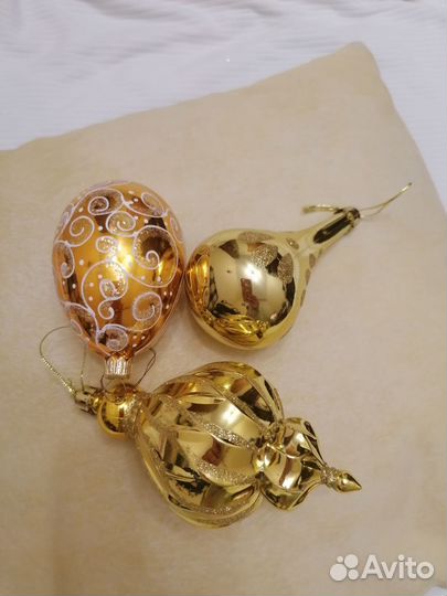 Елочные игрушки новые. За 3 шт