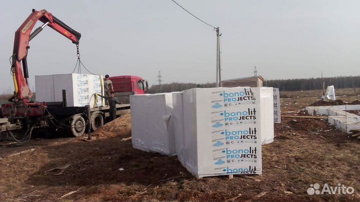 Газосиликатные блоки с завода Бонолит