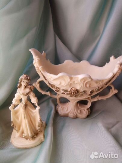 Винтаж. Ваза для фруктов. Сатуэтка