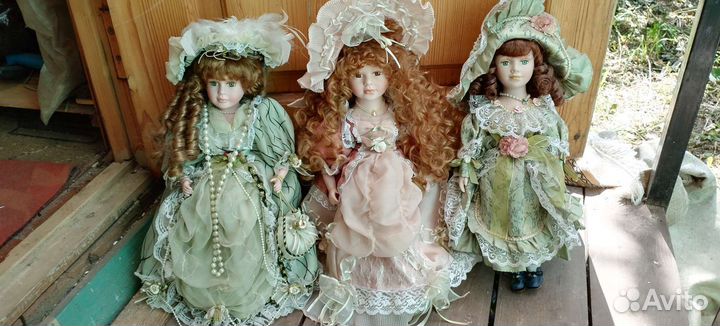 Куклы фарфоровые коллекционные