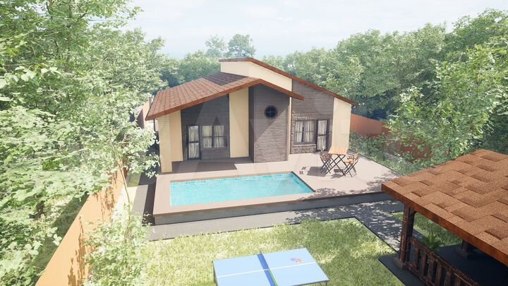 Дом 106 м² на участке 6 сот.