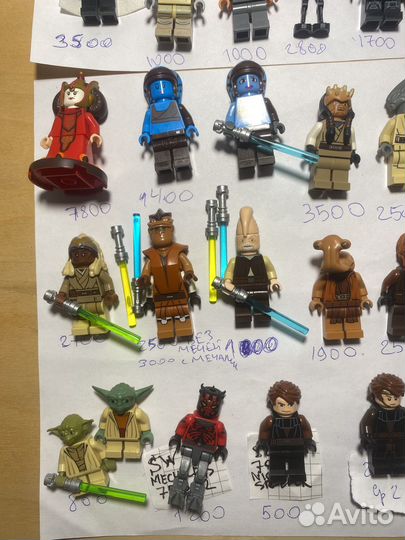 Lego star wars минифигурки редкие идеал