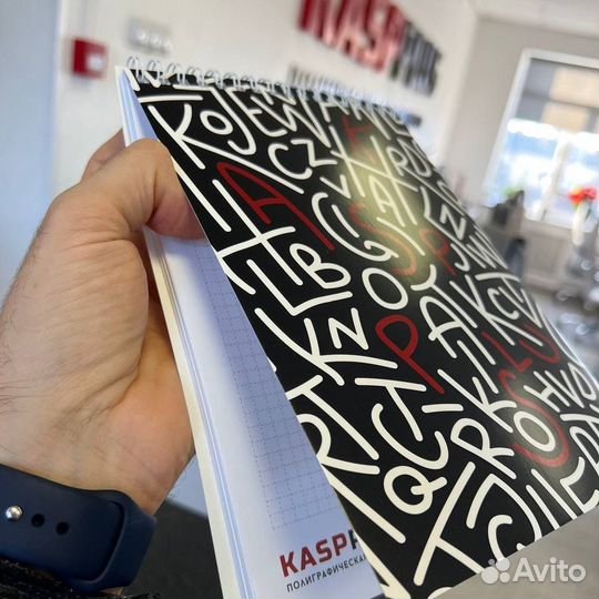 Печать блокнотов с вашим логотипом и дизайном