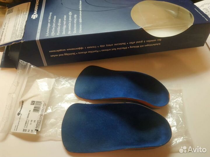 Ортопедические стельки Bauerfeind, 26, 28 р