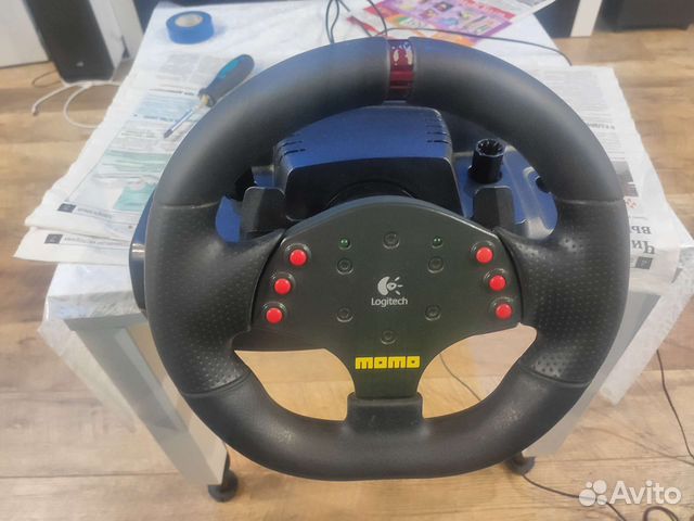 Игровой руль Logitech momo racing 900 градусов купить в Калининграде ...