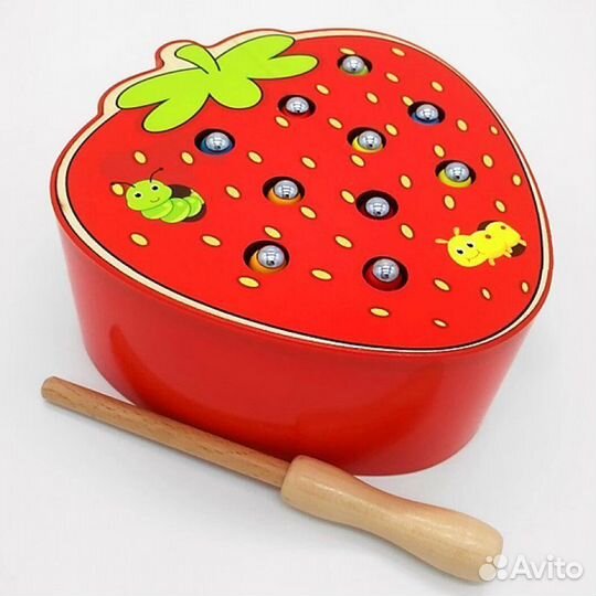 Магнитная игра Поймай червячка