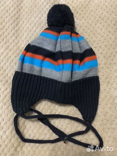 Шапка для мальчика демисезонная 44-46