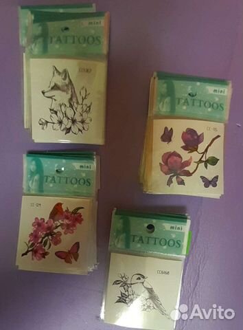 Временная переводная тату