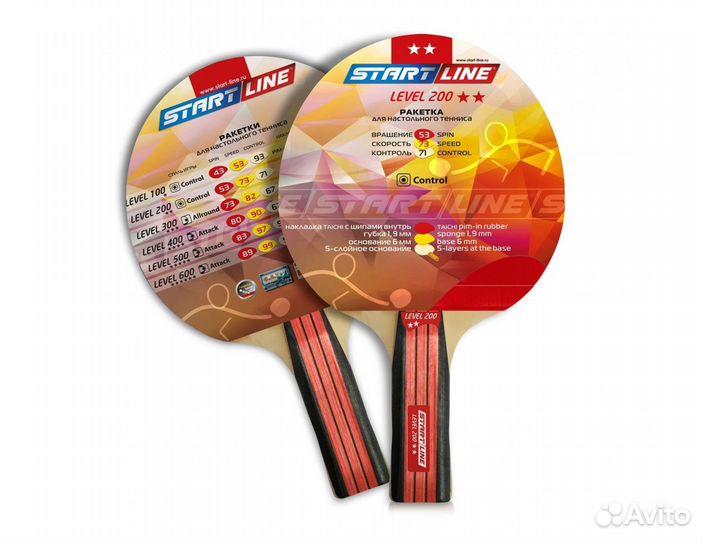 Ракетка для настольного тенниса level 200 новая
