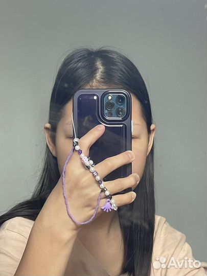 Цепь на чехол телефона из бисера
