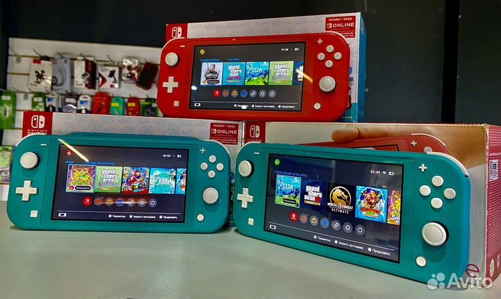Nintendo Switch Lite прошита 8 топ игр