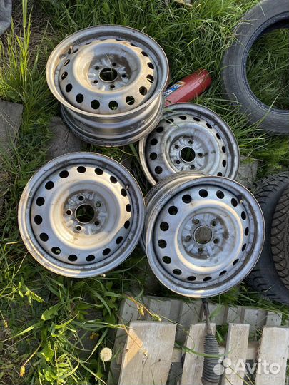 Диски штампы r16 на Renault scenic 3