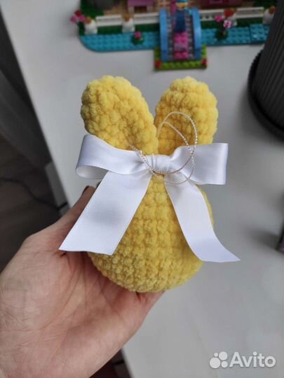 Новогодний шар Зайка