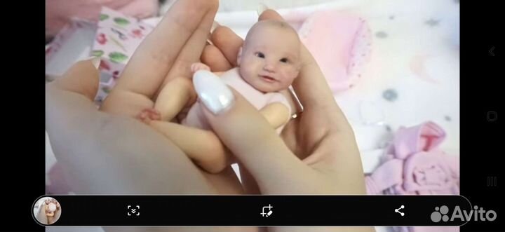 Мини реборн ручной работы (Элизы Кузиной)