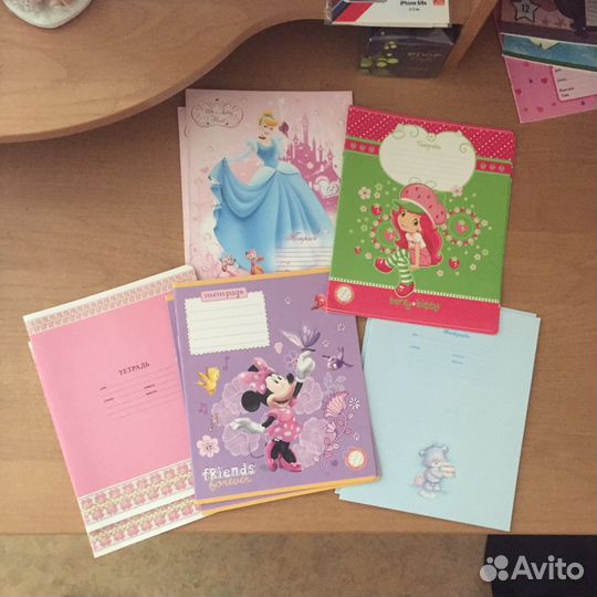 Рабочие тетради(1 кл.),пенал,тетради в тонкую лини