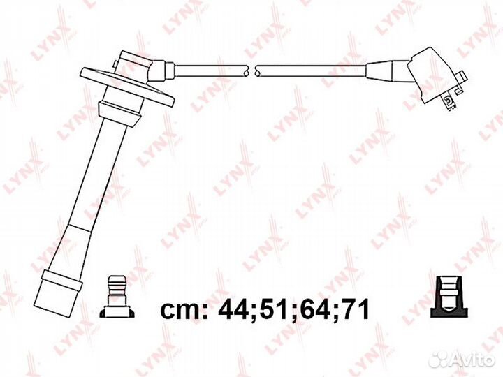 Провода высоковольтные toyota Caldina