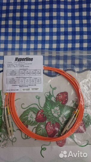 Оптический патч-корд (новые - список в описании)