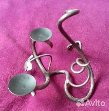 Подсвечник в виде виноградной лозы