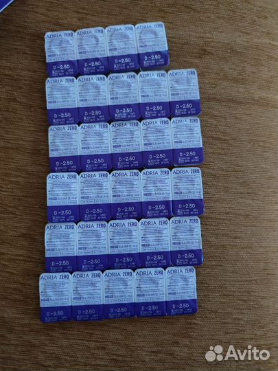 Линзы Adria Zero -2.5 и -4.5