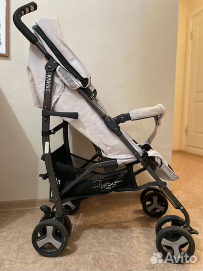 Прогулочная коляска hoco Magic Light Grey black