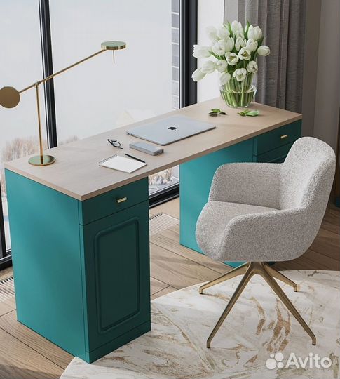 Шкаф распашной зеленый