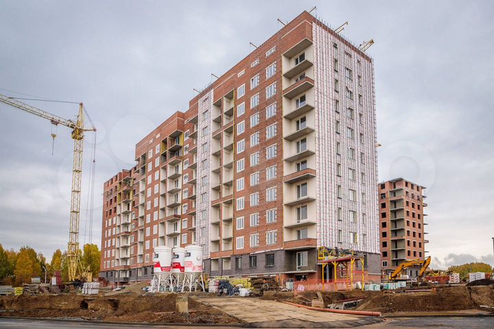 2-к. квартира, 49,5 м², 3/10 эт.