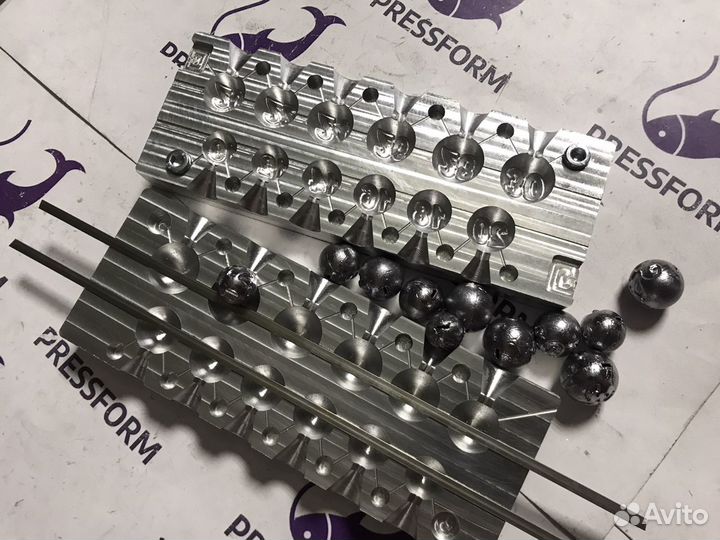 Форма для грузил «Чебурашка разборная 4-40»