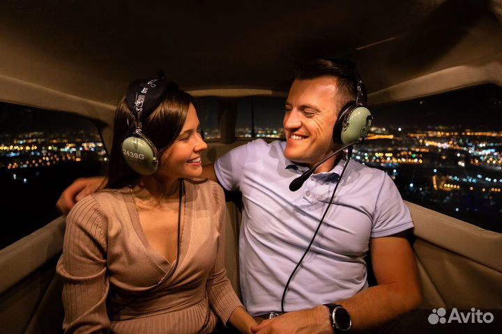 Вечерний Полет над Санкт-Петербургом