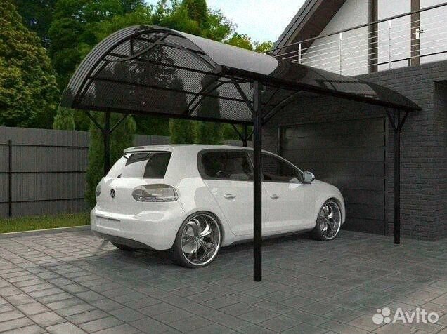 Навесы для авто / машин / навесы из поликарбоната