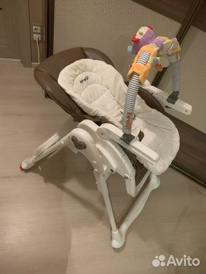 Стульчик для кормления + коврик складной пу