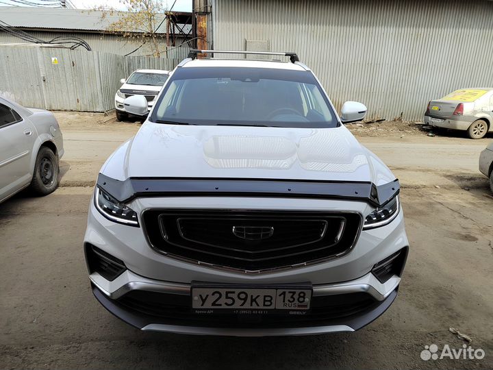 Ветровики дверей (Classic полупрозрачный) Geely Atlas Pro suv 5 дв