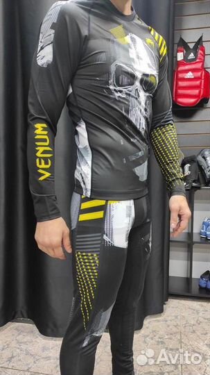 Комплект: рашгард + компрессионные штаны venum