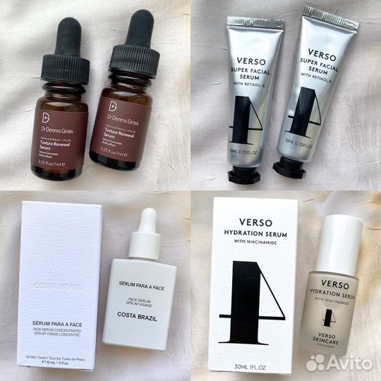 Сыворотки Oskia, Verso, Dr Dennis, Zelens и тд