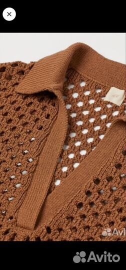 Платье кроше hm