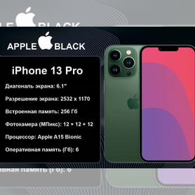 iPhone 13 Pro, 256 ГБ