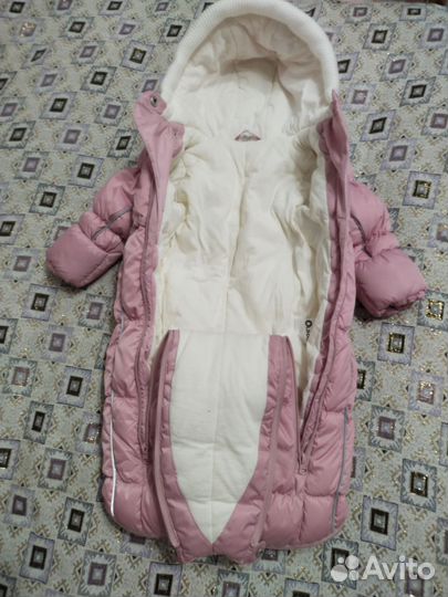 Зимний комбинезон для девочки 80