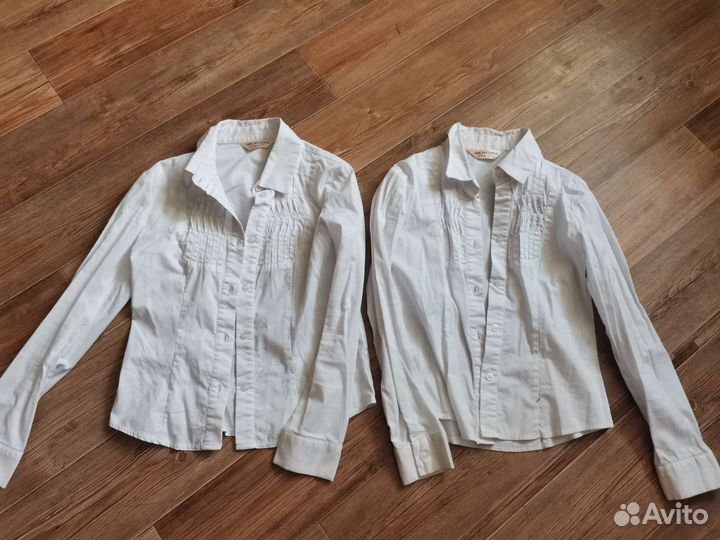 Рубашки школьные на двойняшек