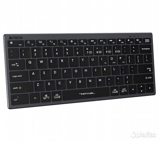 Беспроводная клавиатура A4Tech Fstyler FBX51C, сер