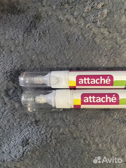 Канцтовары: ручки пиши-стирай, гуашь, краски,штрих