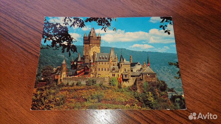 Открытка имперский замок (Reichsburg) в Кохеме