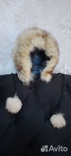 Шапка меховая писец для девочки 3-5 лет